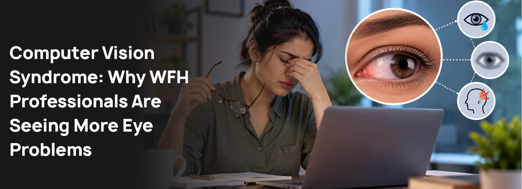 Computer Vision Syndrome: Why WFH Professionals Are Seeing More Eye Problems